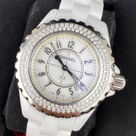 chanel ceramic watch white